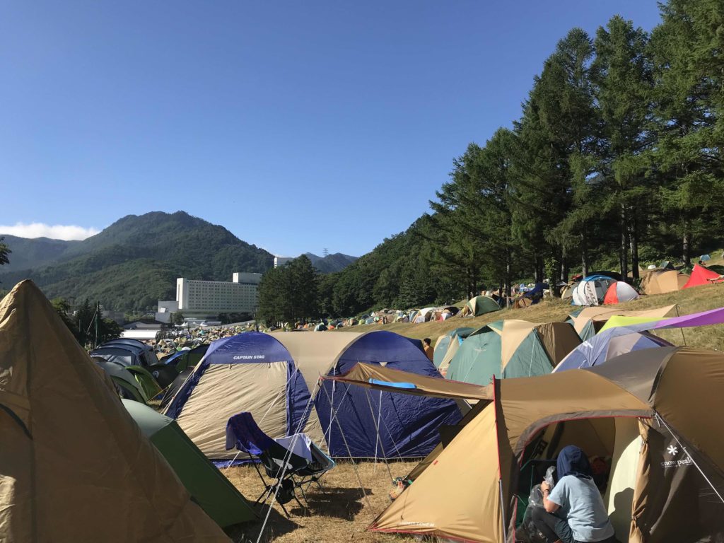 fujirock-campsite